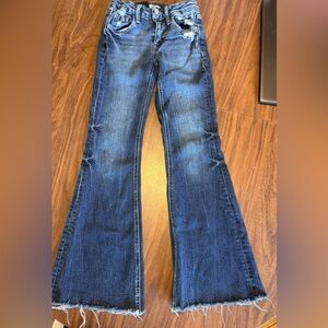 Flying Monkey Distressed Blue Kids Jeans